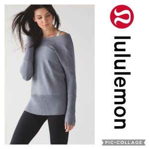 Lululemon grey Sattva sweater size 8